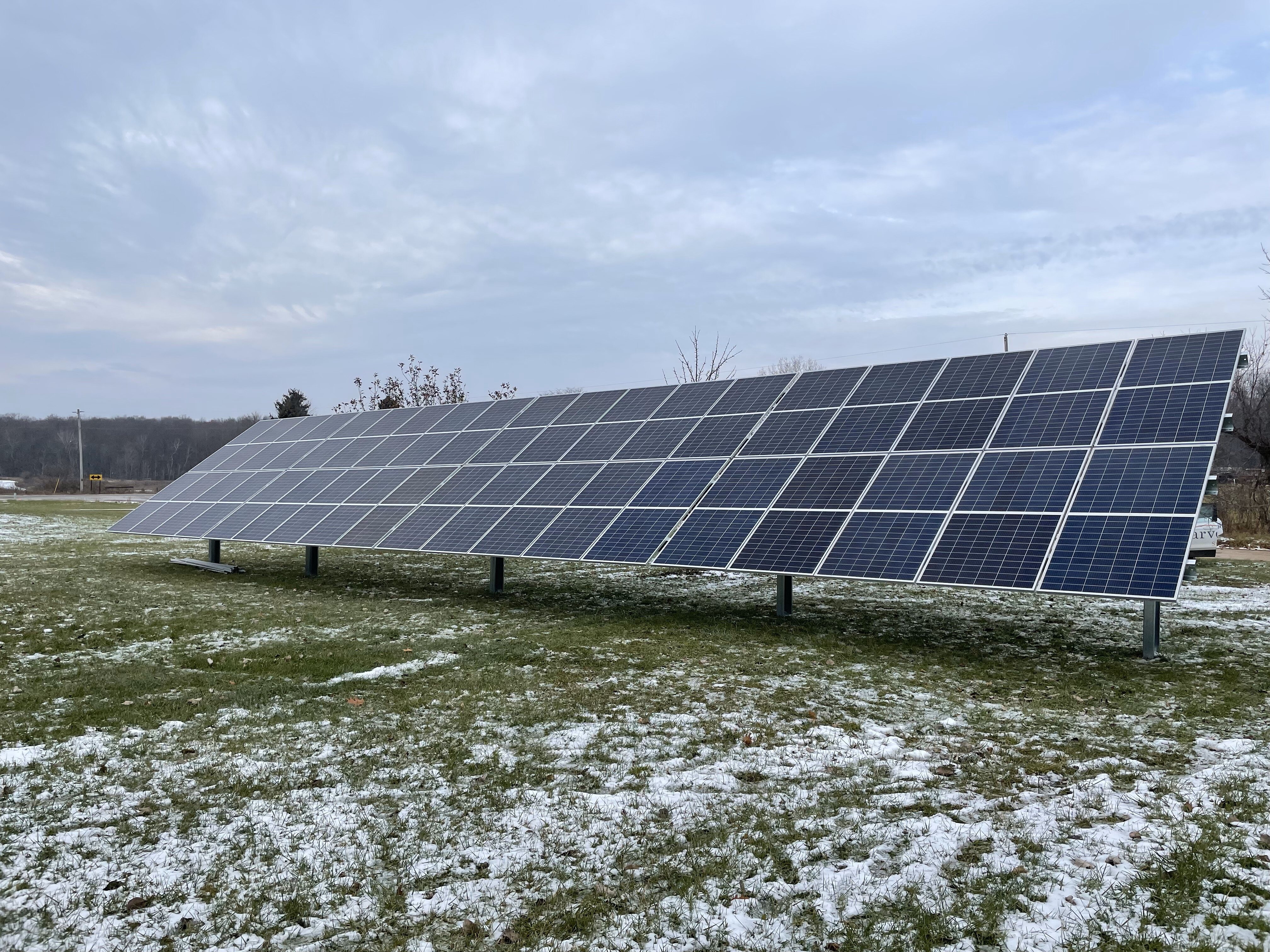 Residential Solar Array in Sand Lake, MI 