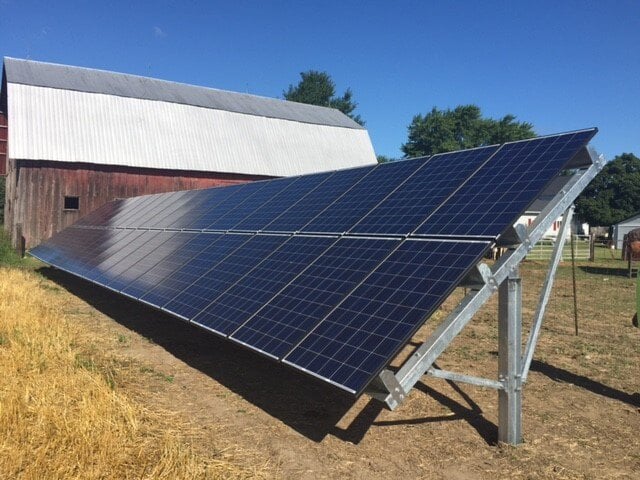Agricultural Solar Array in Chesaning, MI