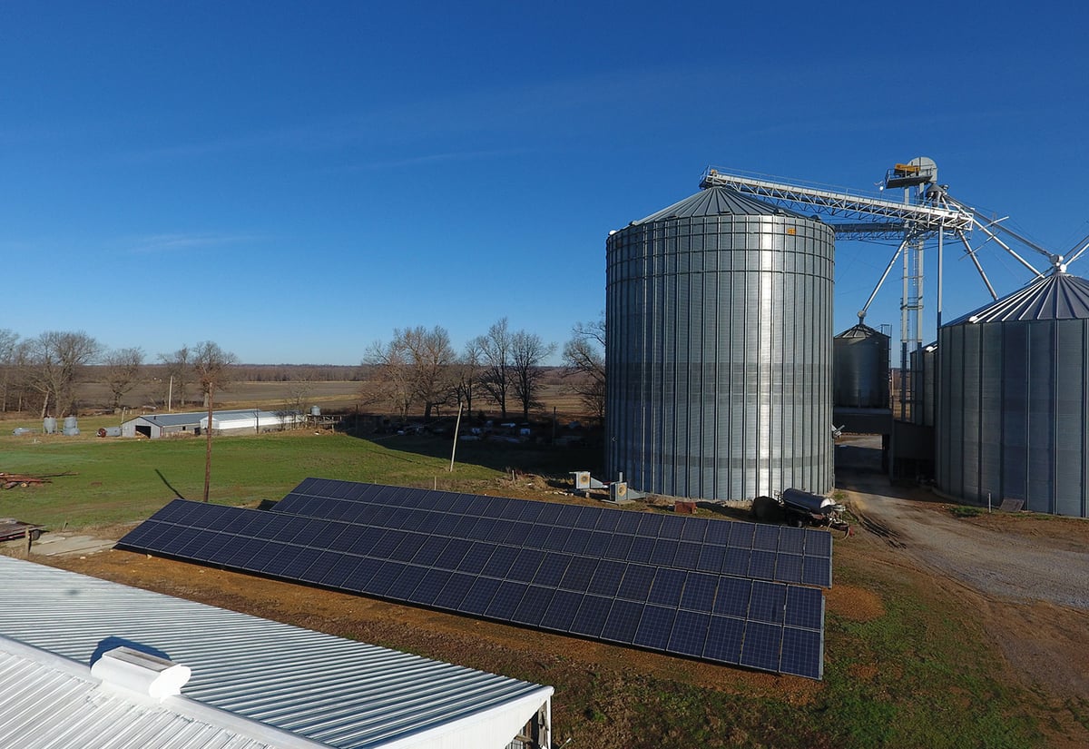 Agriculture solar in Springfield, IL.