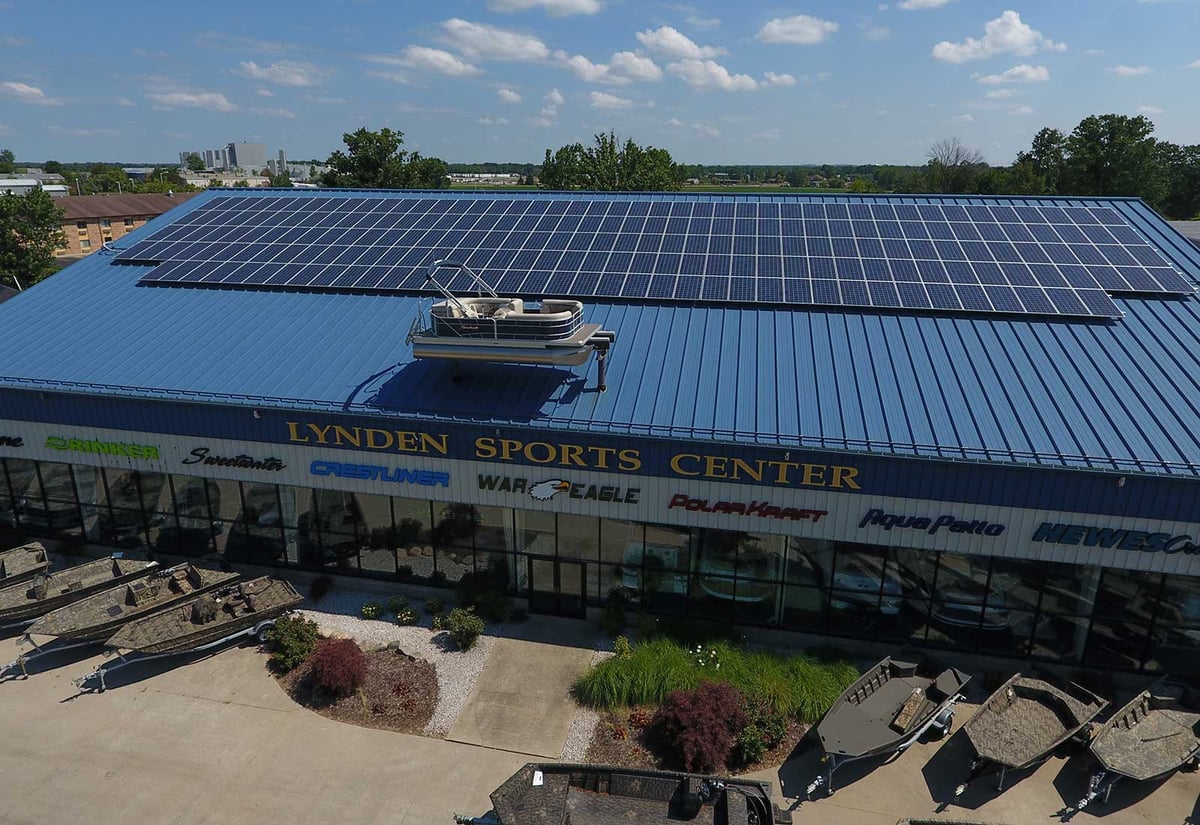 Commercial solar in Coopersville, MI.