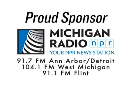 Proud Sponsor - Michigan Radio NPR logo.